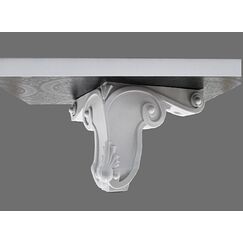 Picior plastic Aslan 90mm Alb