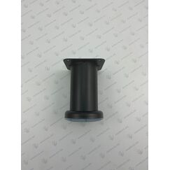 Picior tubular d=50мм h=100мм Negru