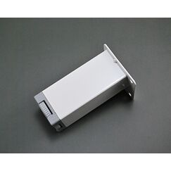 Picior patrat 40*40mm h=80mm Alb