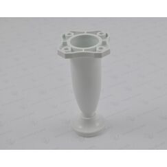 Picior plastic Myra 100mm Alb